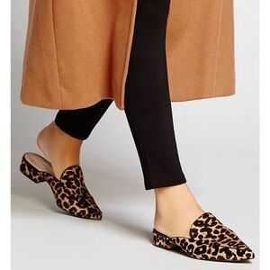 Cole Haan Piper Mules In Ocelot, Size 6.5, NEW